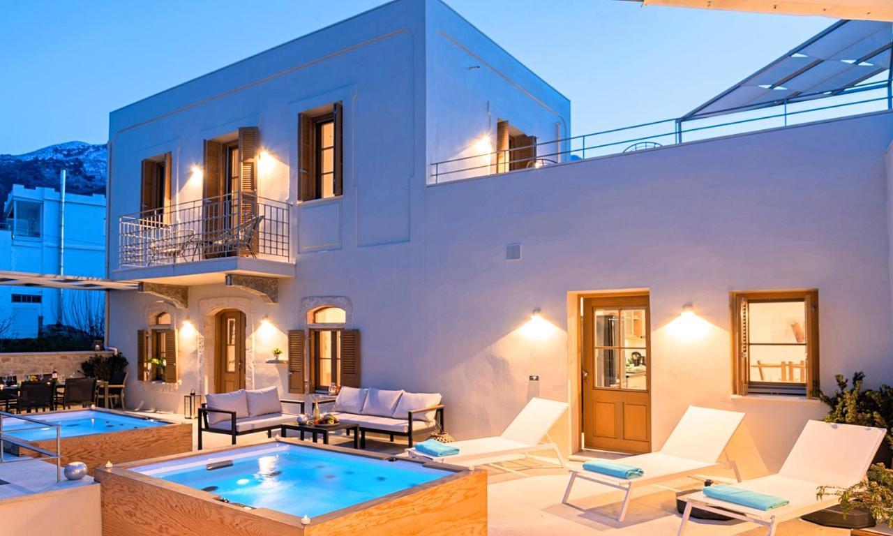 Sun Stone Villas Hriszí Aktí Haniá Kültér fotó