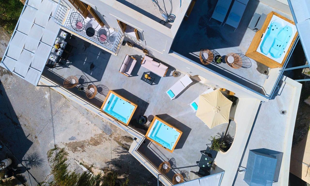 Sun Stone Villas Hriszí Aktí Haniá Kültér fotó