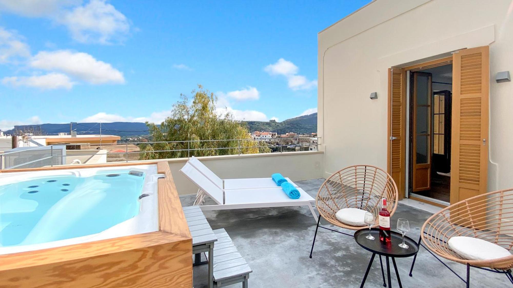 Sun Stone Villas Hriszí Aktí Haniá Kültér fotó