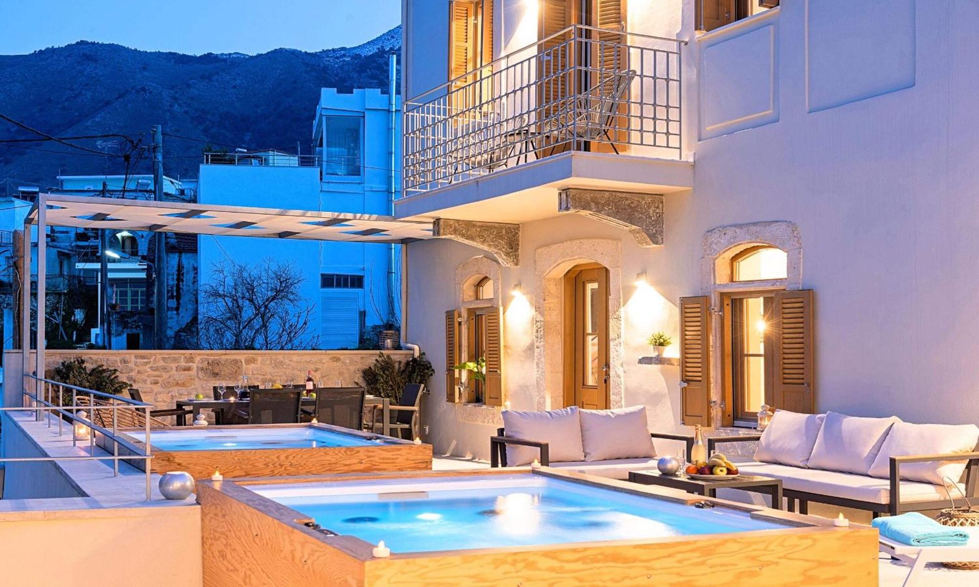 Sun Stone Villas Hriszí Aktí Haniá Kültér fotó