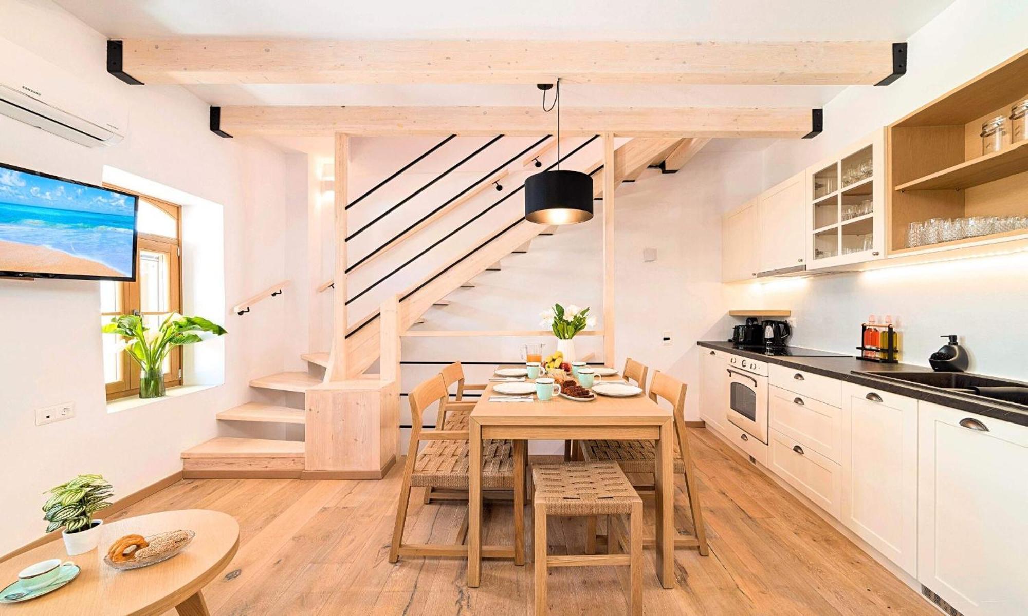 Sun Stone Villas Hriszí Aktí Haniá Kültér fotó